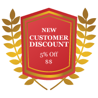 New customer Discount 5% Off